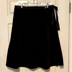 GAP Velvet Black Skirt